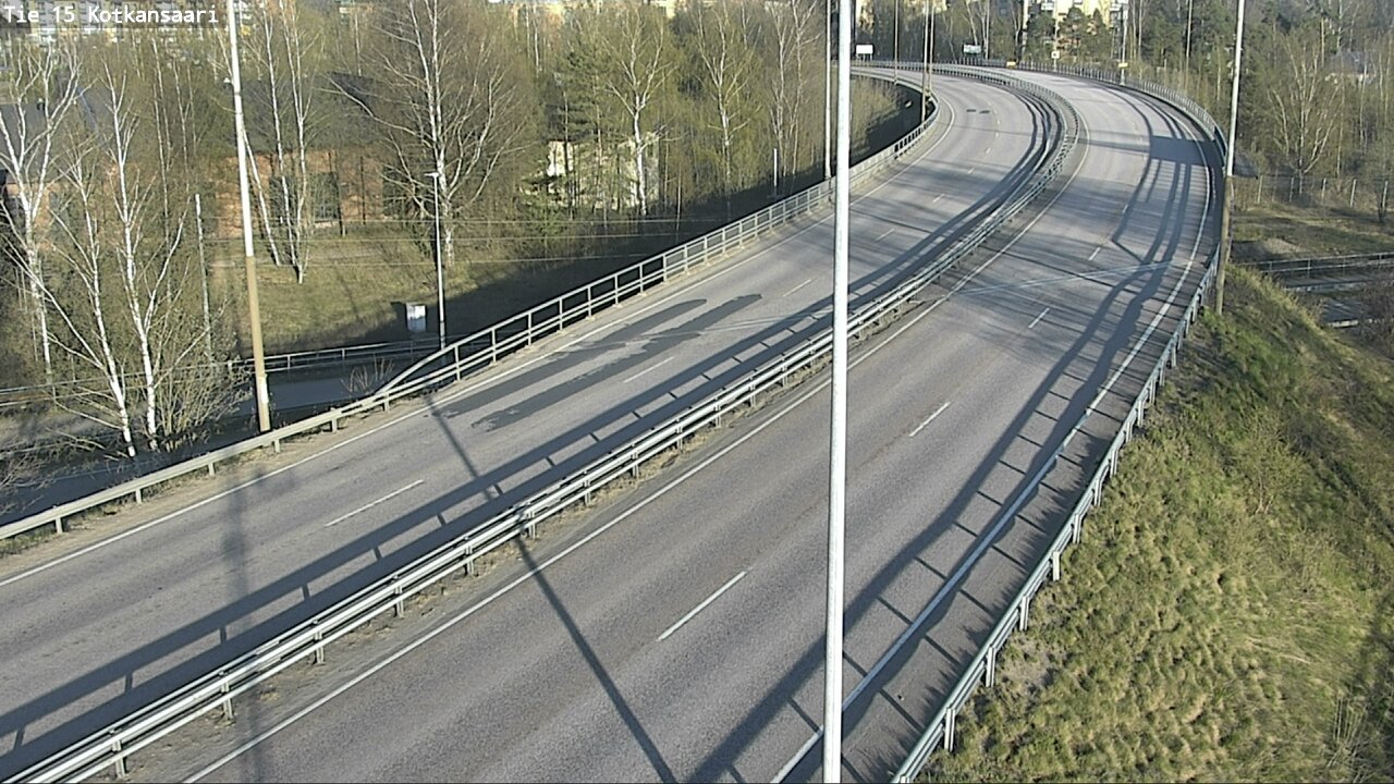 Weather Camera Image Väg 15 Kotka, Kotkansaari, Kotka, Kymenlaakso