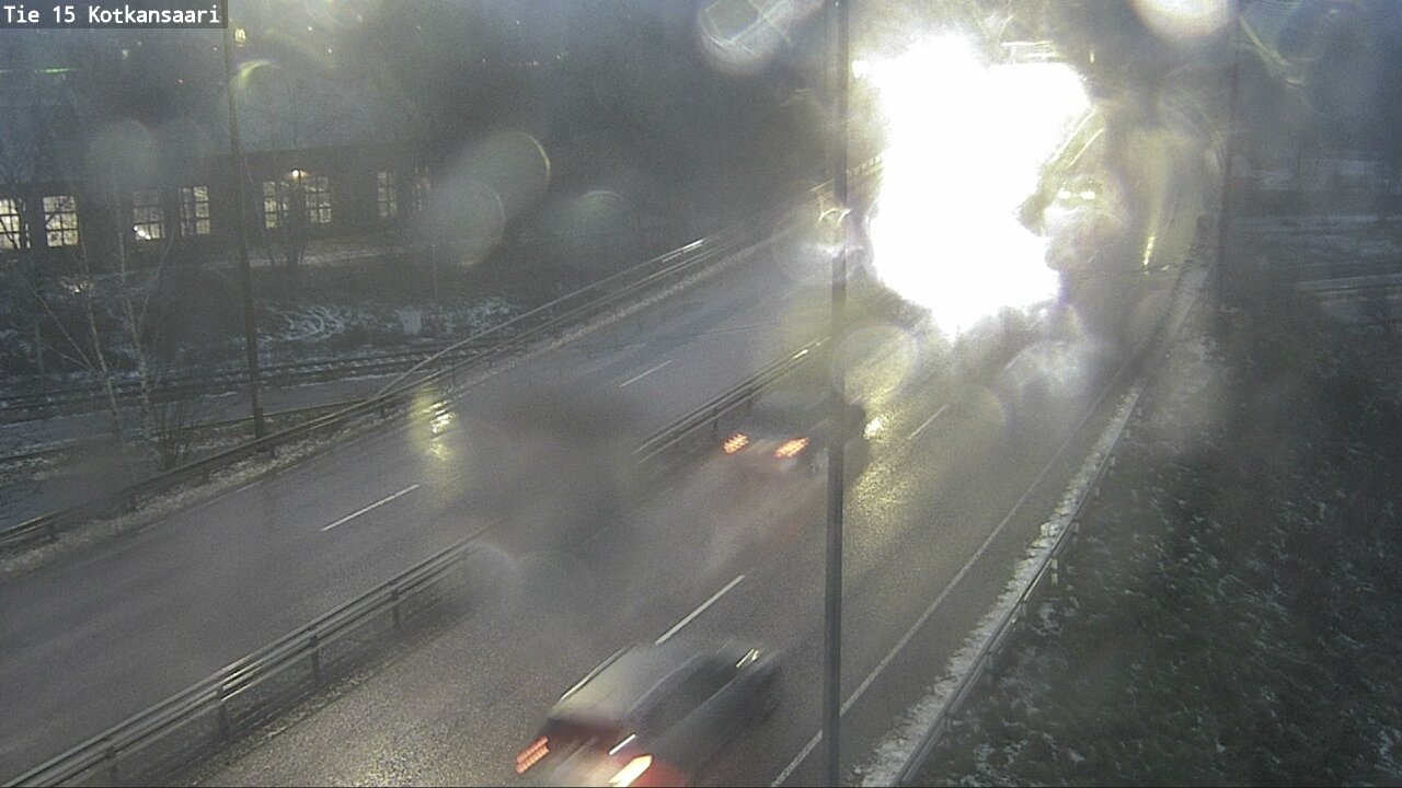 Weather Camera Image Väg 15 Kotka, Kotkansaari, Kotka, Kymenlaakso