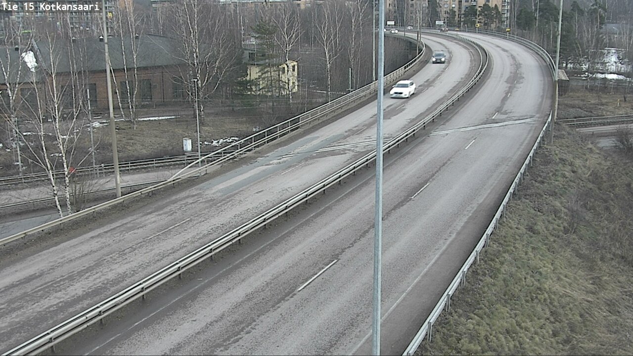 Weather Camera Image Road 15 Kotka, Kotkansaari, Kotka, Kymenlaakso