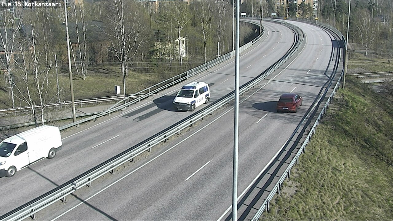 Weather Camera Image Väg 15 Kotka, Kotkansaari, Kotka, Kymenlaakso