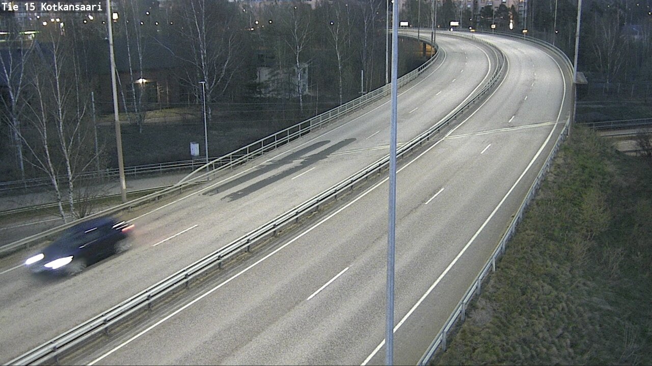 Weather Camera Image Väg 15 Kotka, Kotkansaari, Kotka, Kymenlaakso