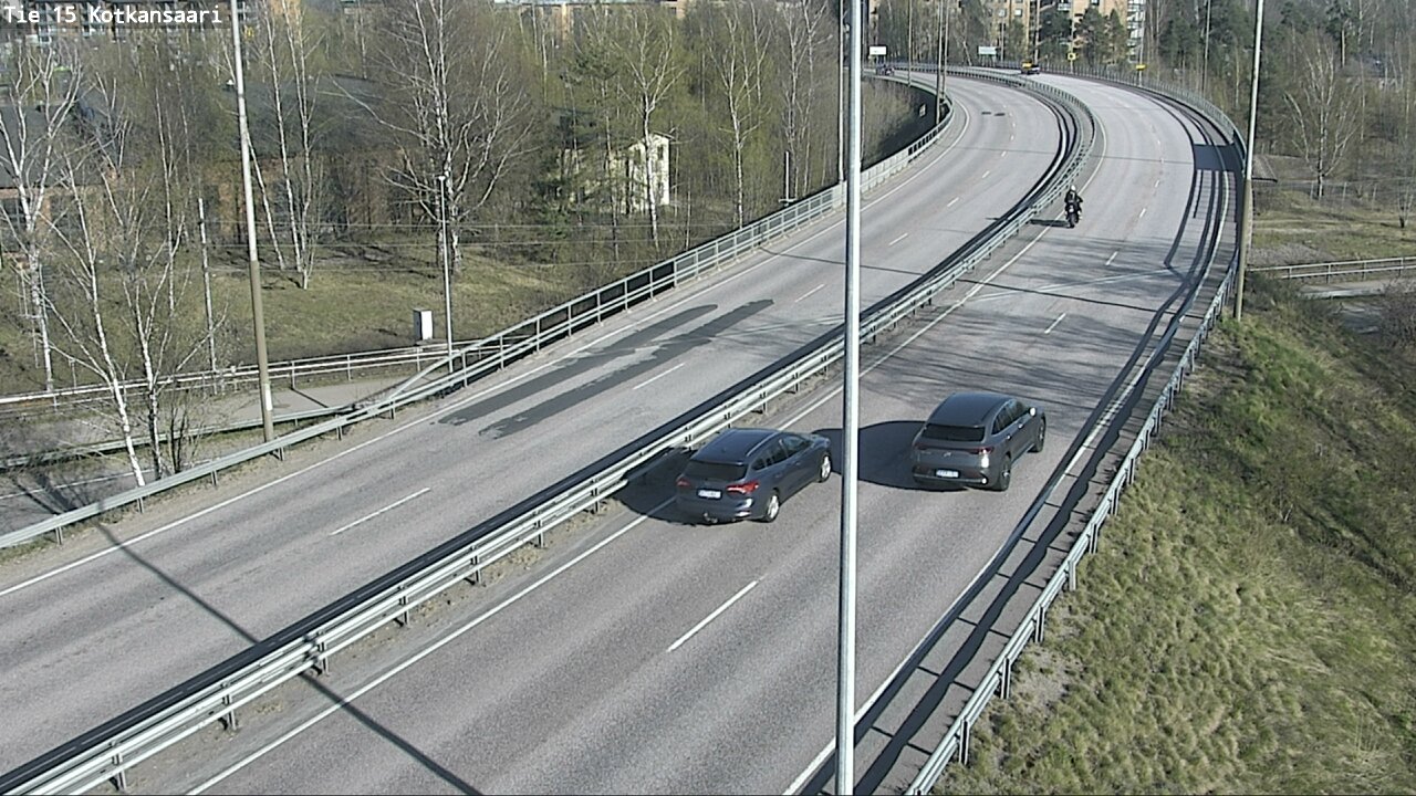 Weather Camera Image Väg 15 Kotka, Kotkansaari, Kotka, Kymenlaakso