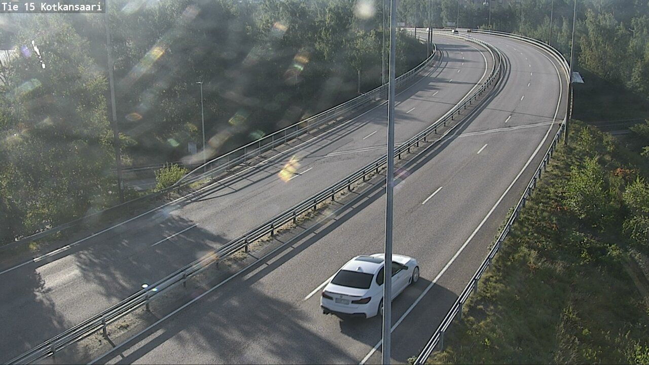 Weather Camera Image Väg 15 Kotka, Kotkansaari, Kotka, Kymenlaakso