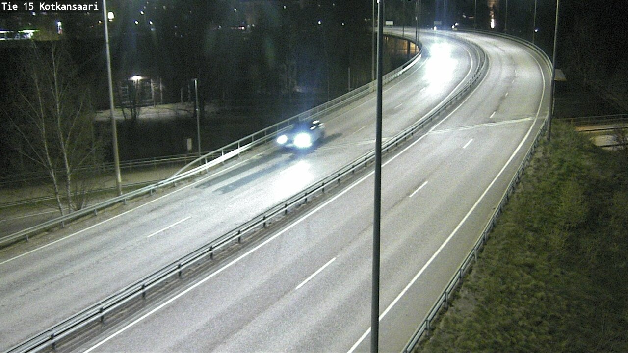 Weather Camera Image Väg 15 Kotka, Kotkansaari, Kotka, Kymenlaakso