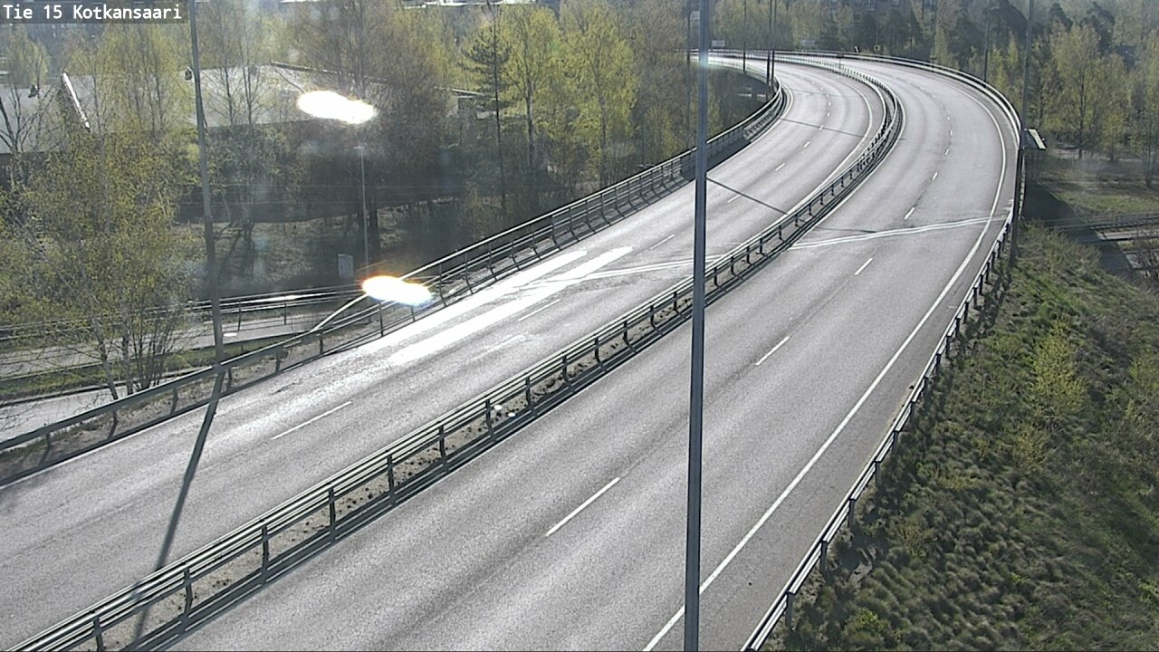 Weather Camera Image Road 15 Kotka, Kotkansaari, Kotka, Kymenlaakso