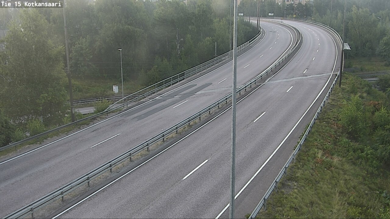 Weather Camera Image Road 15 Kotka, Kotkansaari, Kotka, Kymenlaakso