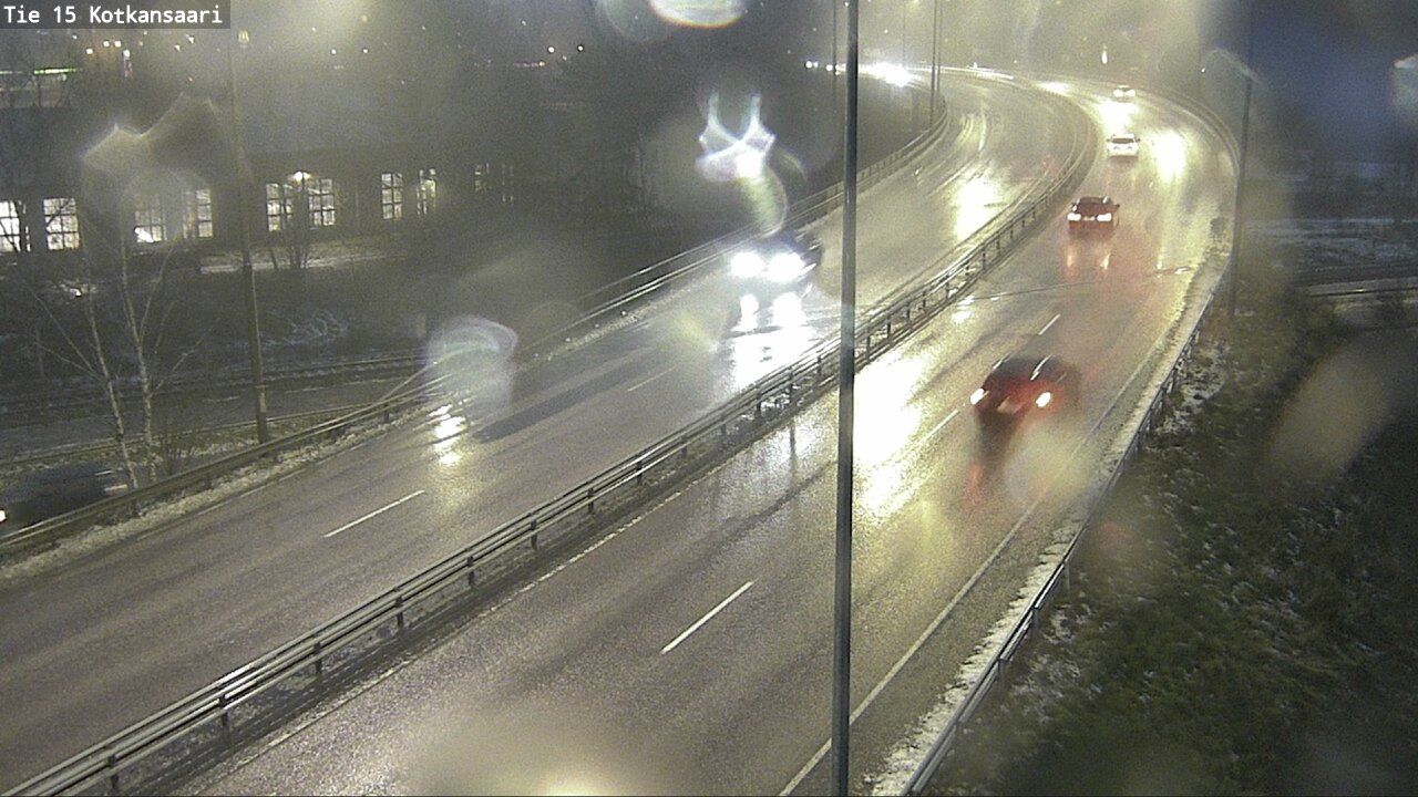 Weather Camera Image Väg 15 Kotka, Kotkansaari, Kotka, Kymenlaakso