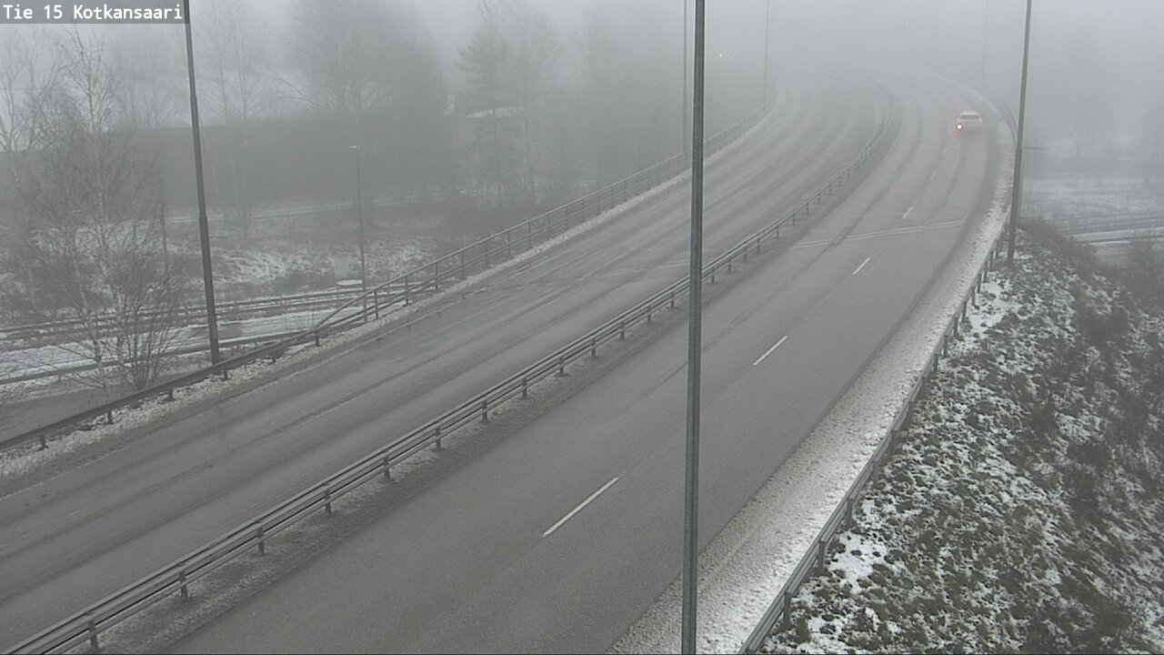 Weather Camera Image Väg 15 Kotka, Kotkansaari, Kotka, Kymenlaakso