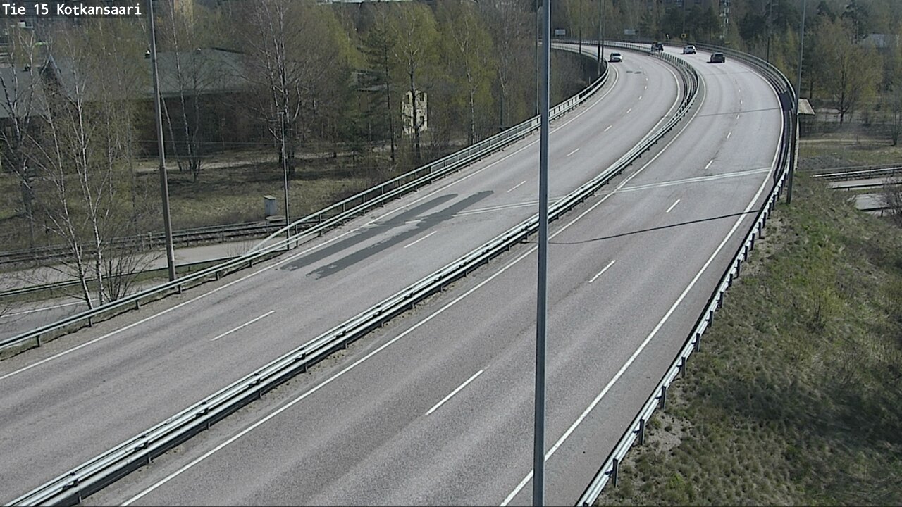 Weather Camera Image Väg 15 Kotka, Kotkansaari, Kotka, Kymenlaakso