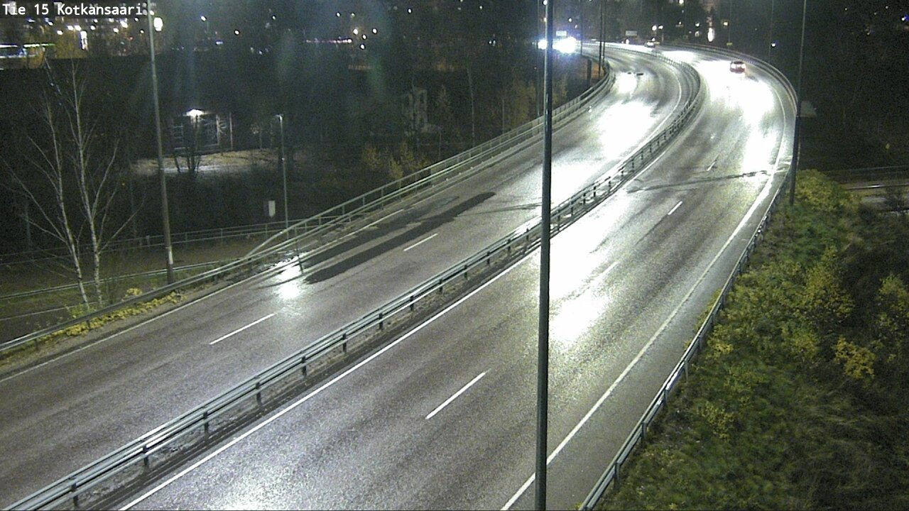 Weather Camera Image Väg 15 Kotka, Kotkansaari, Kotka, Kymenlaakso