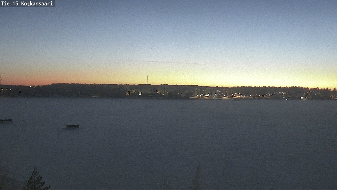 Weather Camera Image Väg 15 Kotka, Kotkansaari, Kotka, Kymenlaakso
