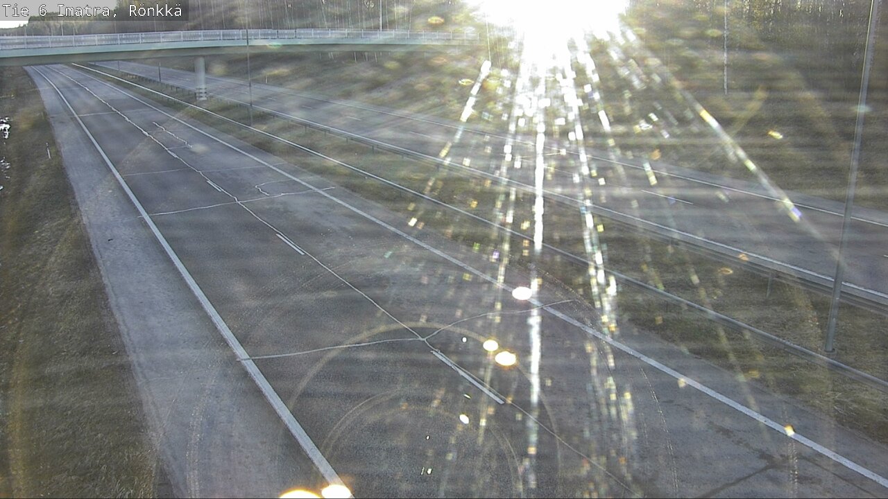 Weather Camera Image Road 6 Imatra, Rönkkä, Imatra, Etelä-Karjala