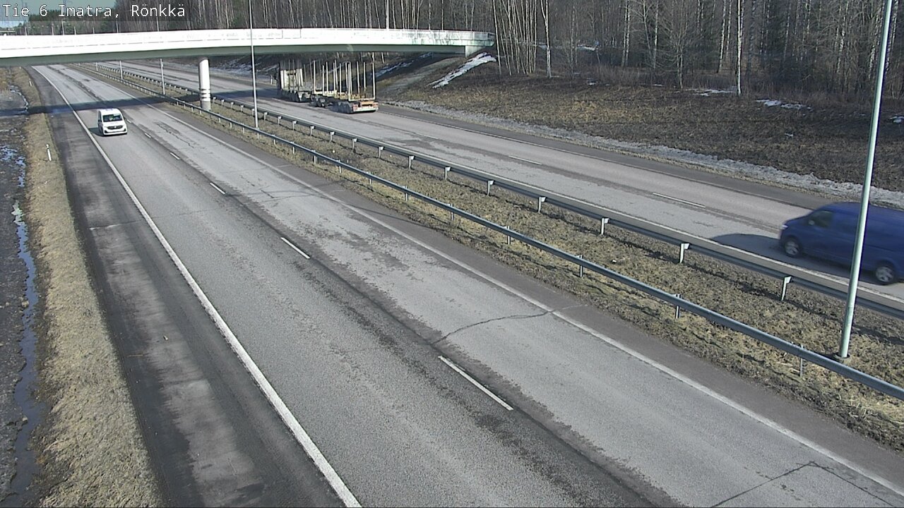 Weather Camera Image Väg 6 Imatra, Rönkkä, Imatra, Etelä-Karjala