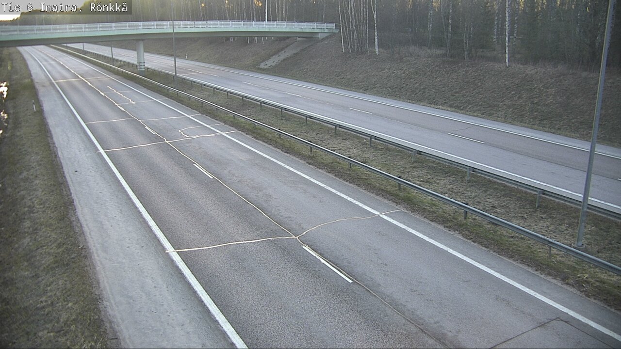 Weather Camera Image Väg 6 Imatra, Rönkkä, Imatra, Etelä-Karjala