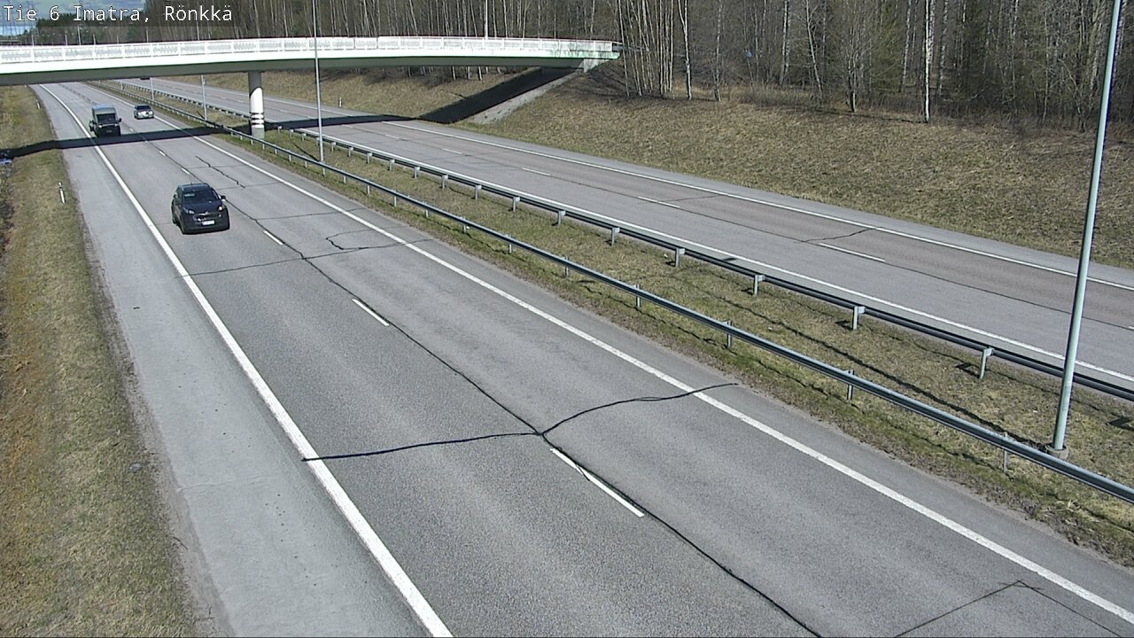 Weather Camera Image Road 6 Imatra, Rönkkä, Imatra, Etelä-Karjala