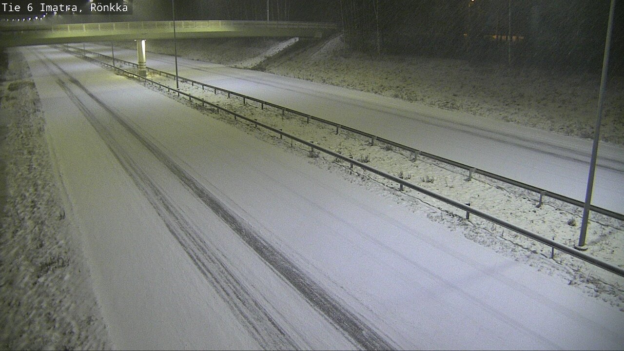 Weather Camera Image Väg 6 Imatra, Rönkkä, Imatra, Etelä-Karjala