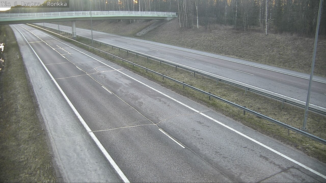 Weather Camera Image Road 6 Imatra, Rönkkä, Imatra, Etelä-Karjala