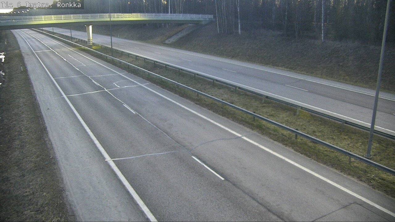 Weather Camera Image Väg 6 Imatra, Rönkkä, Imatra, Etelä-Karjala