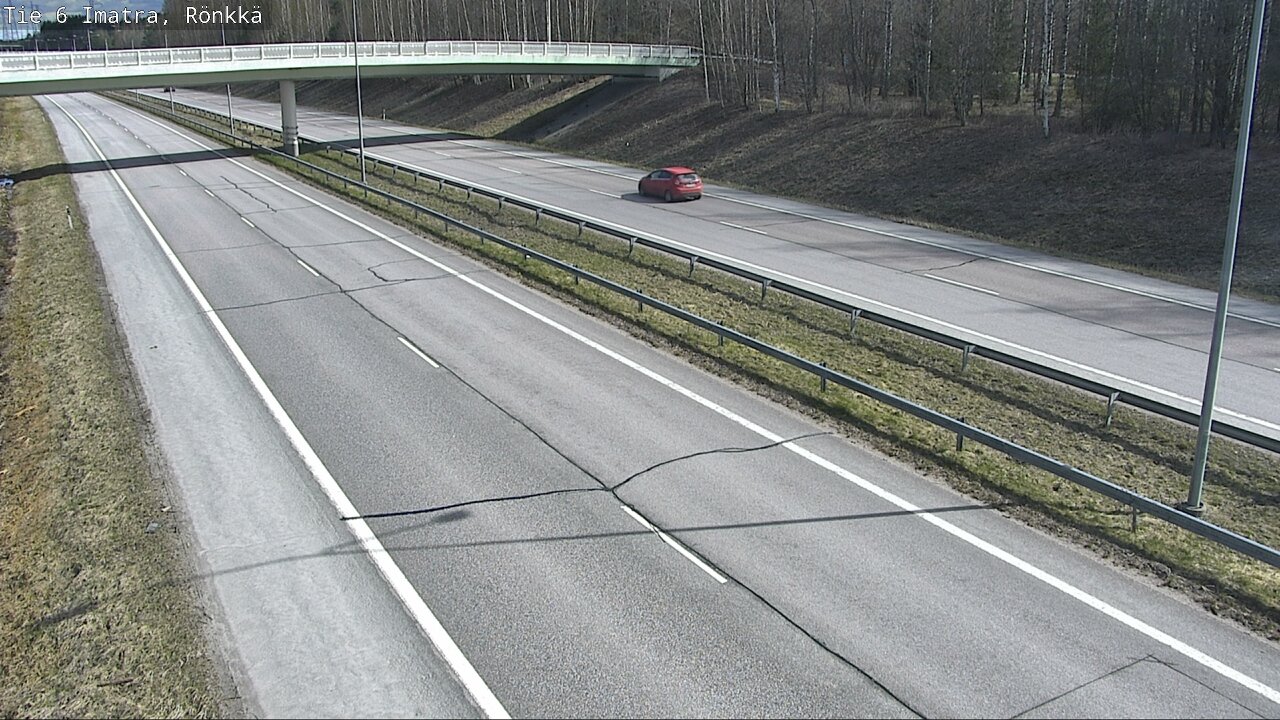 Weather Camera Image Road 6 Imatra, Rönkkä, Imatra, Etelä-Karjala