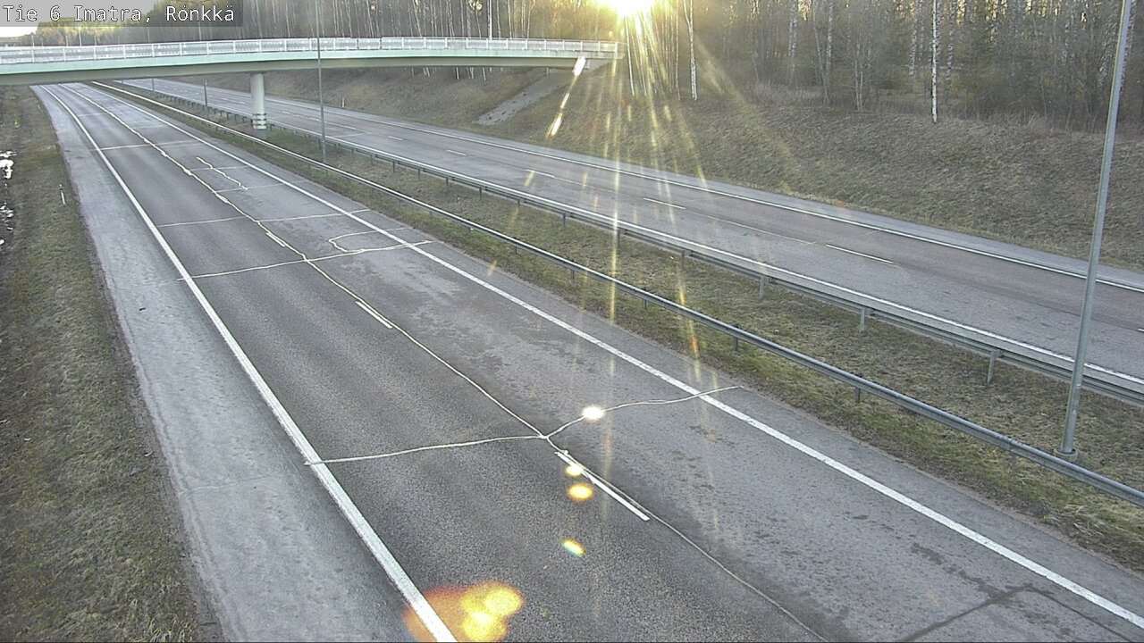 Weather Camera Image Road 6 Imatra, Rönkkä, Imatra, Etelä-Karjala