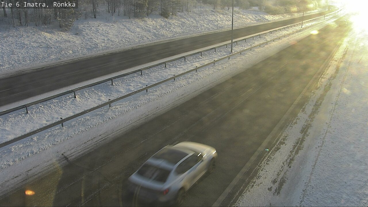Weather Camera Image Väg 6 Imatra, Rönkkä, Imatra, Etelä-Karjala