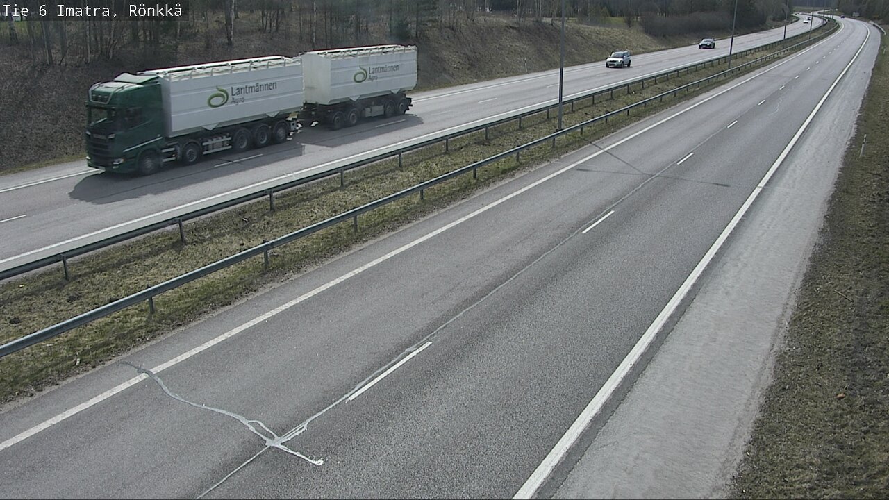 Weather Camera Image Väg 6 Imatra, Rönkkä, Imatra, Etelä-Karjala