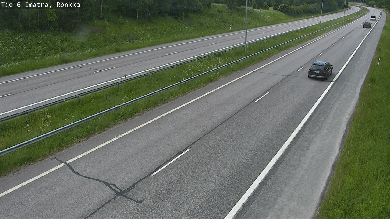 Weather Camera Image Väg 6 Imatra, Rönkkä, Imatra, Etelä-Karjala