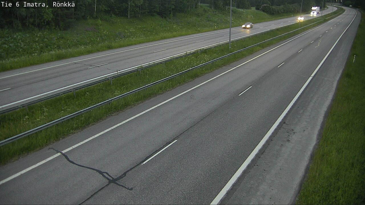 Weather Camera Image Väg 6 Imatra, Rönkkä, Imatra, Etelä-Karjala