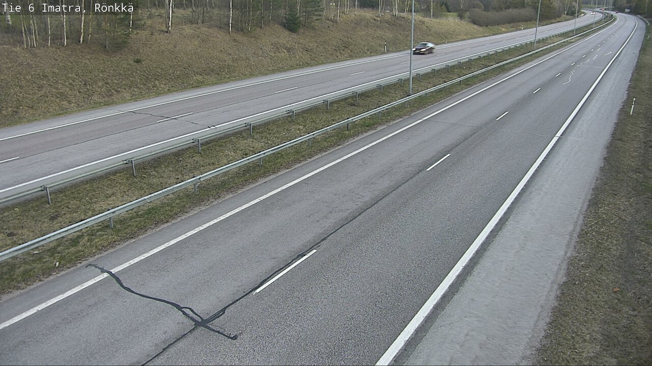 Weather Camera Image Väg 6 Imatra, Rönkkä, Imatra, Etelä-Karjala