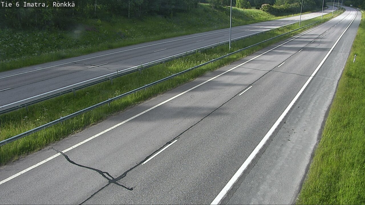 Weather Camera Image Väg 6 Imatra, Rönkkä, Imatra, Etelä-Karjala