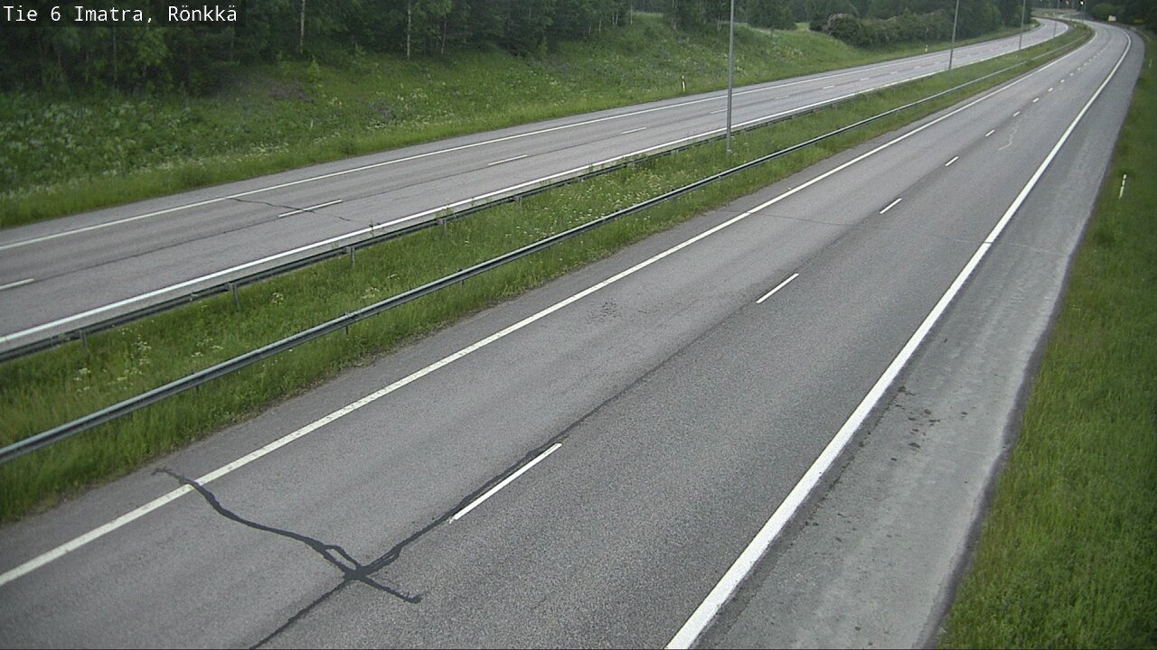 Weather Camera Image Väg 6 Imatra, Rönkkä, Imatra, Etelä-Karjala