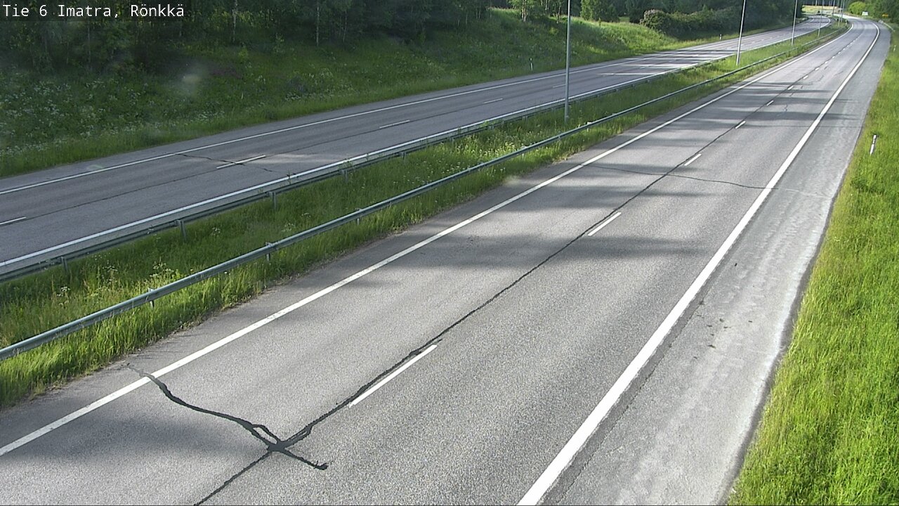 Weather Camera Image Väg 6 Imatra, Rönkkä, Imatra, Etelä-Karjala