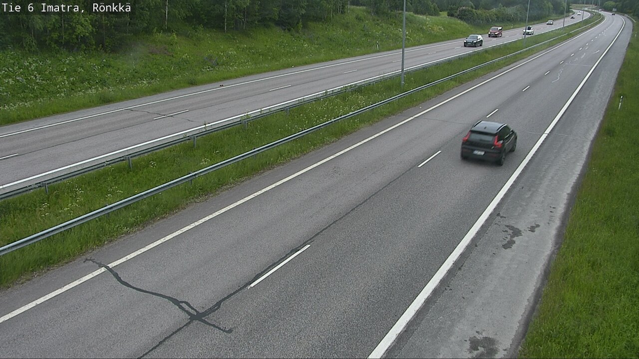 Weather Camera Image Väg 6 Imatra, Rönkkä, Imatra, Etelä-Karjala