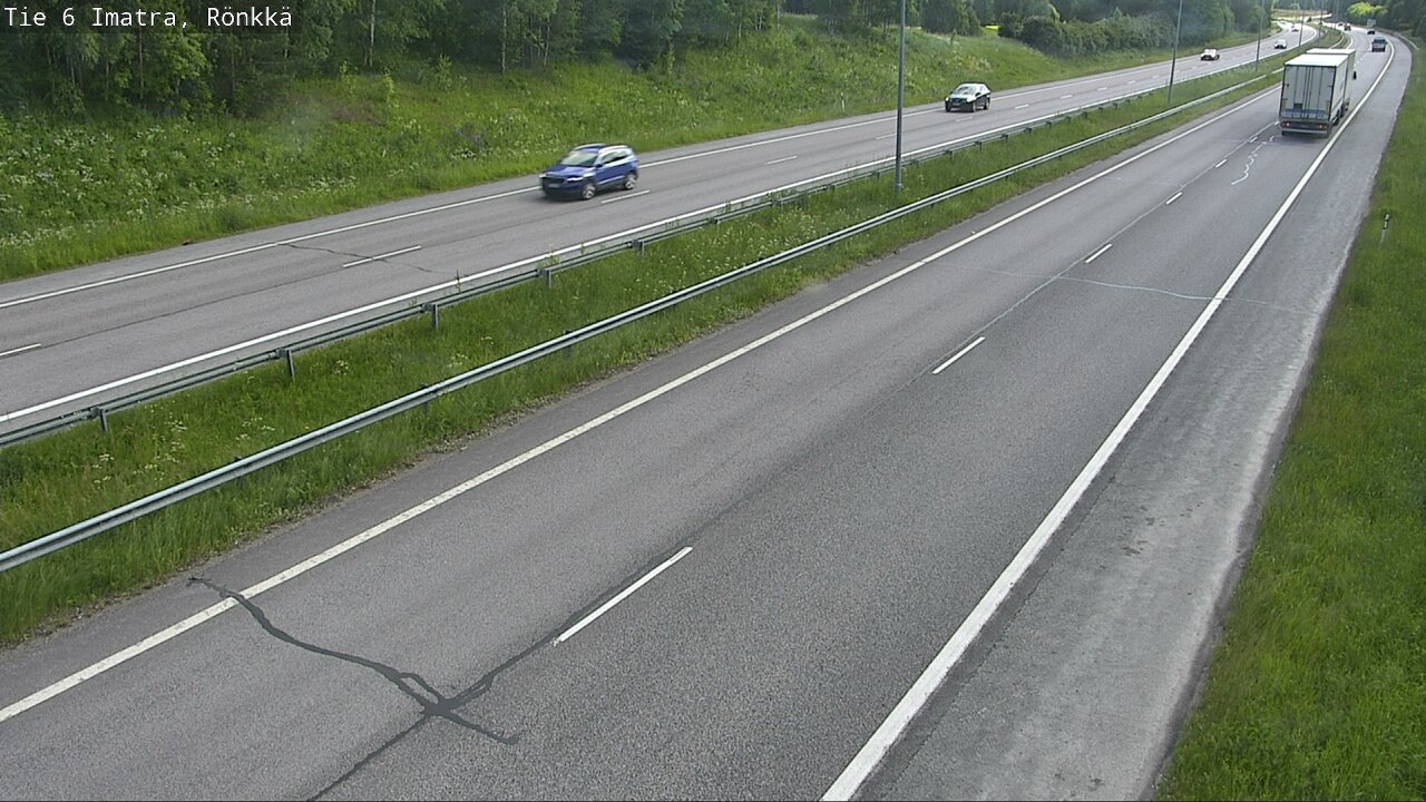 Weather Camera Image Väg 6 Imatra, Rönkkä, Imatra, Etelä-Karjala