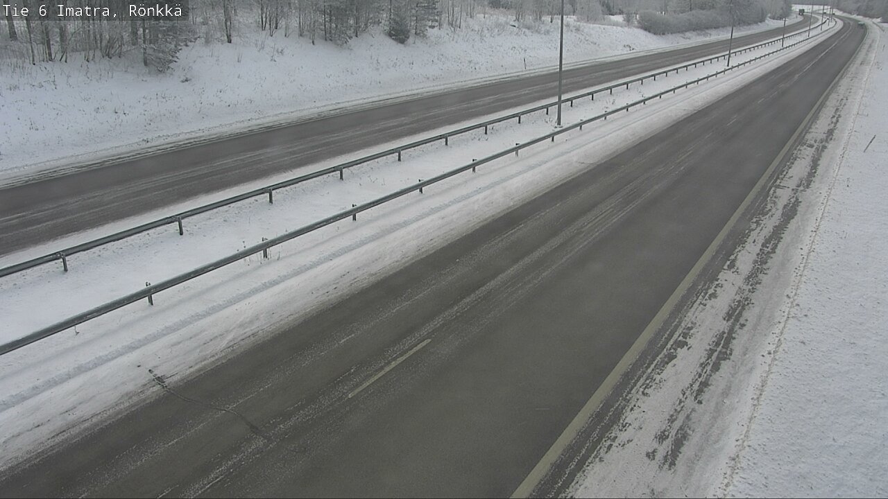 Weather Camera Image Väg 6 Imatra, Rönkkä, Imatra, Etelä-Karjala