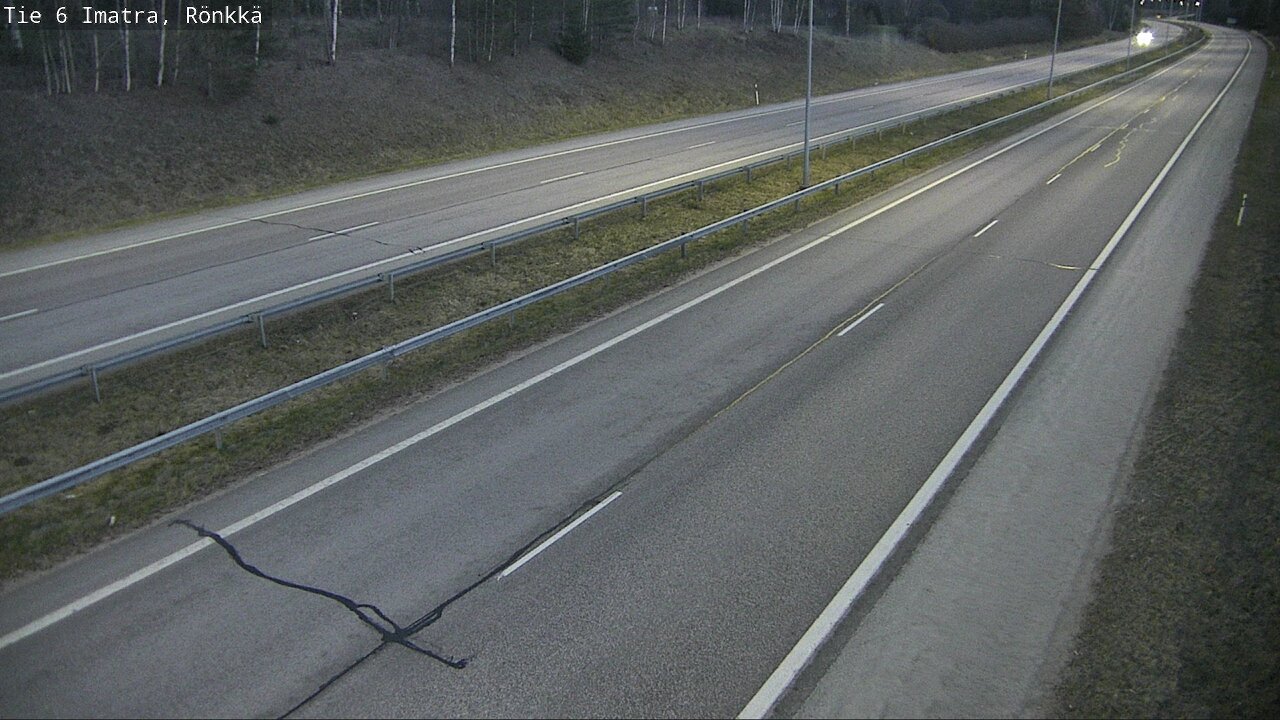 Weather Camera Image Väg 6 Imatra, Rönkkä, Imatra, Etelä-Karjala
