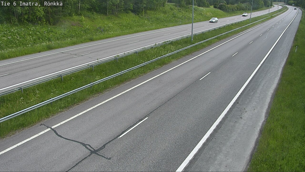 Weather Camera Image Väg 6 Imatra, Rönkkä, Imatra, Etelä-Karjala