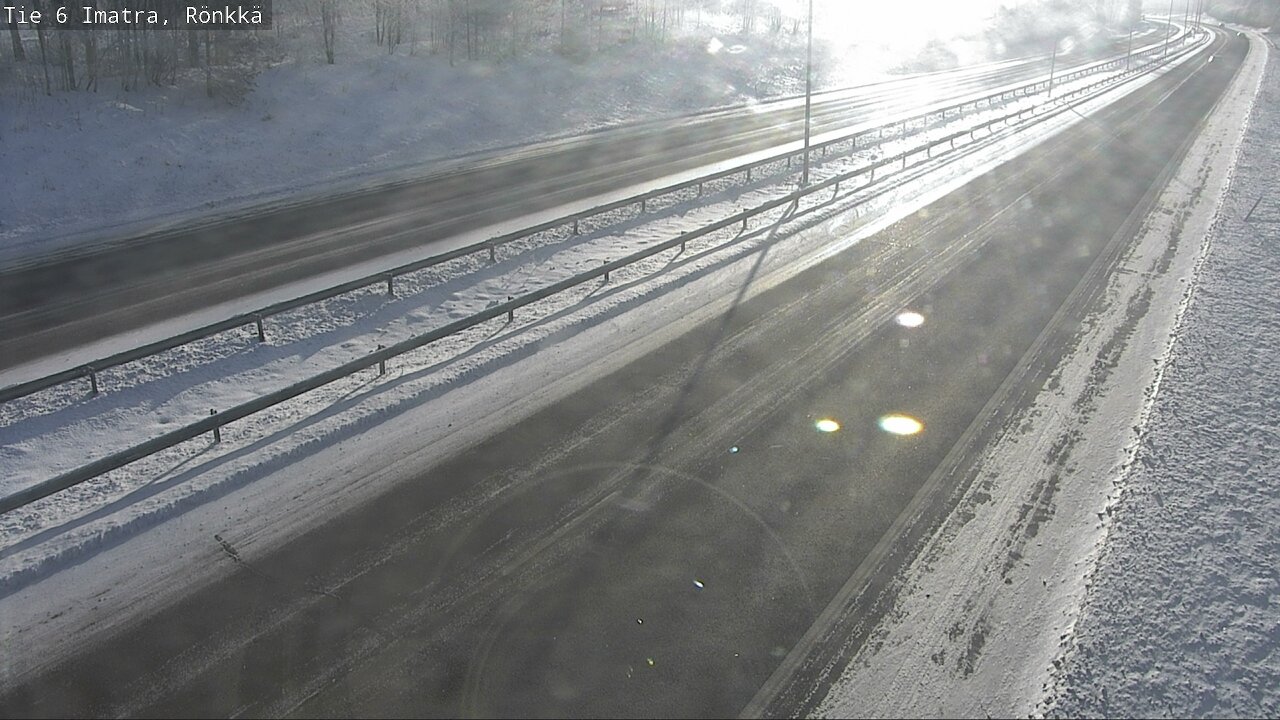 Weather Camera Image Väg 6 Imatra, Rönkkä, Imatra, Etelä-Karjala