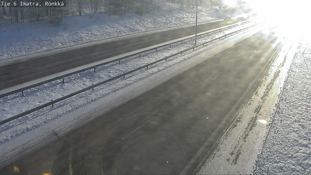 Weather Camera Image Väg 6 Imatra, Rönkkä, Imatra, Etelä-Karjala