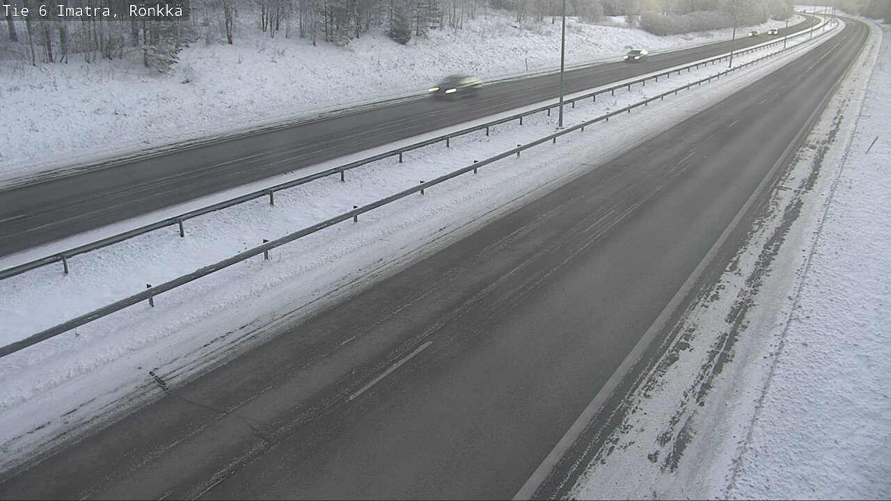Weather Camera Image Väg 6 Imatra, Rönkkä, Imatra, Etelä-Karjala