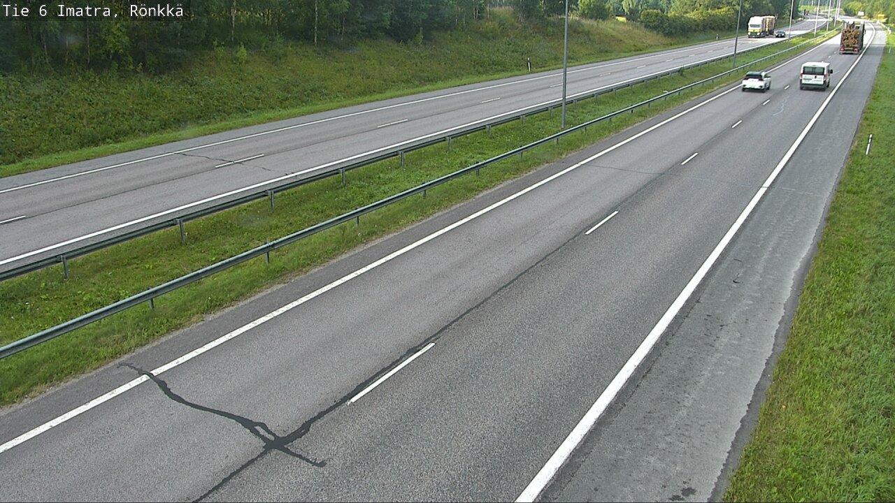 Weather Camera Image Väg 6 Imatra, Rönkkä, Imatra, Etelä-Karjala