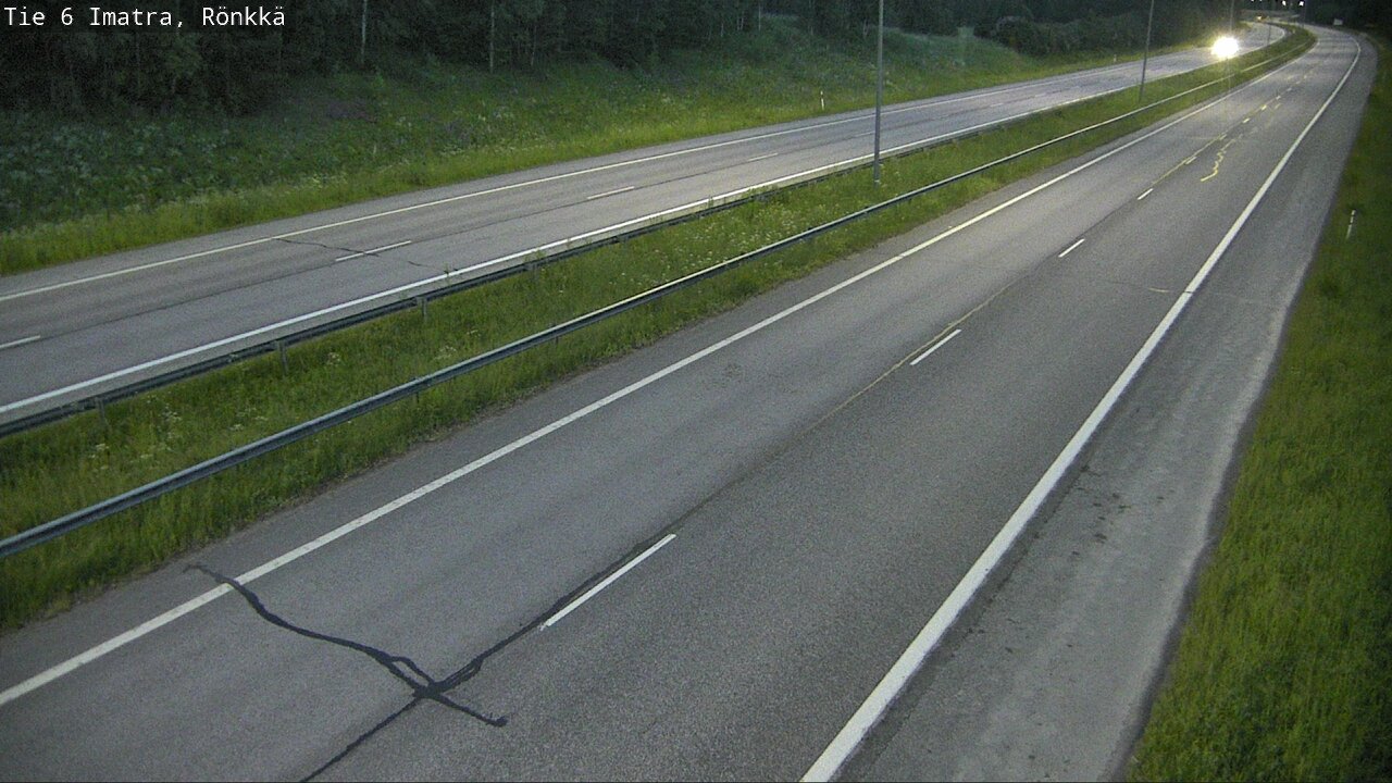 Weather Camera Image Väg 6 Imatra, Rönkkä, Imatra, Etelä-Karjala