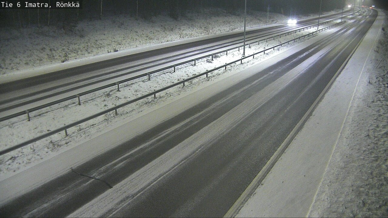 Weather Camera Image Road 6 Imatra, Rönkkä, Imatra, Etelä-Karjala