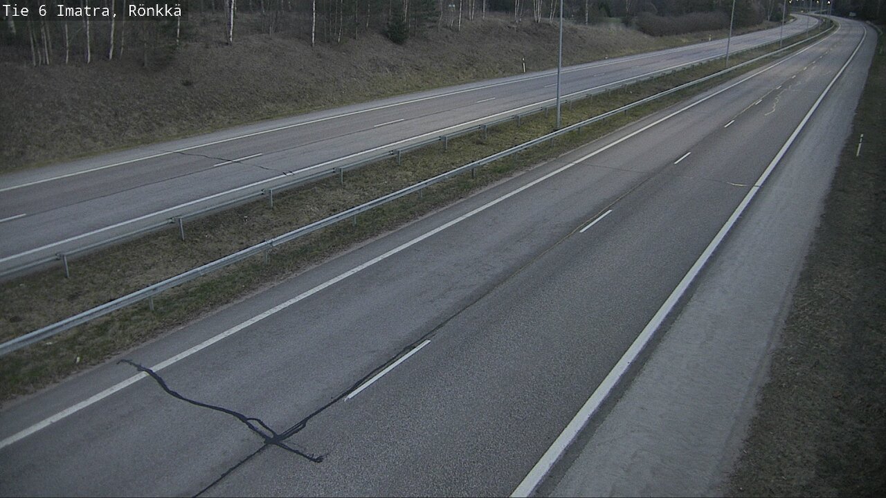 Weather Camera Image Väg 6 Imatra, Rönkkä, Imatra, Etelä-Karjala