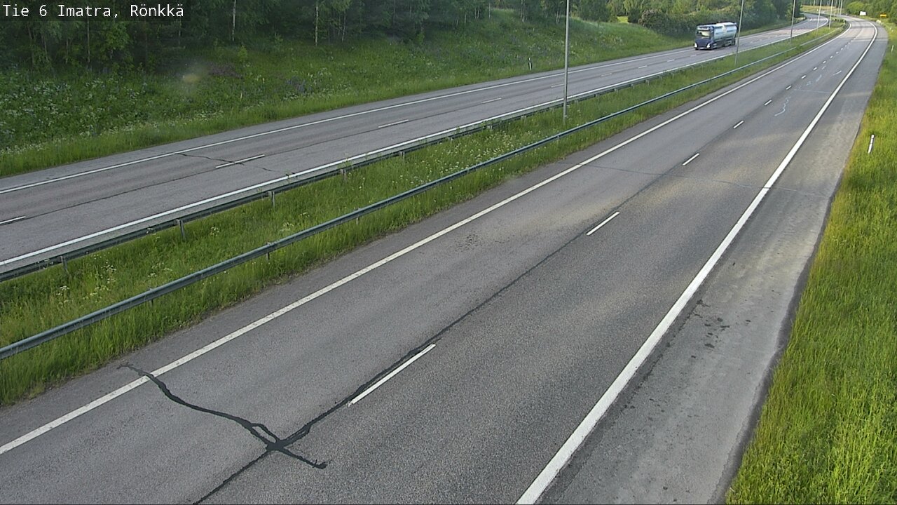 Weather Camera Image Väg 6 Imatra, Rönkkä, Imatra, Etelä-Karjala