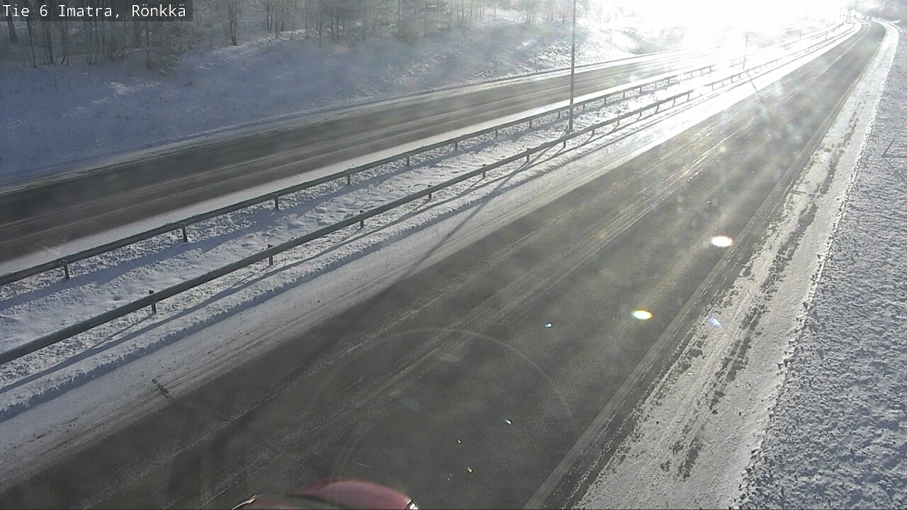 Weather Camera Image Väg 6 Imatra, Rönkkä, Imatra, Etelä-Karjala