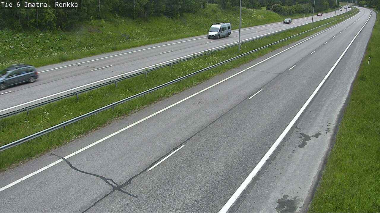 Weather Camera Image Väg 6 Imatra, Rönkkä, Imatra, Etelä-Karjala