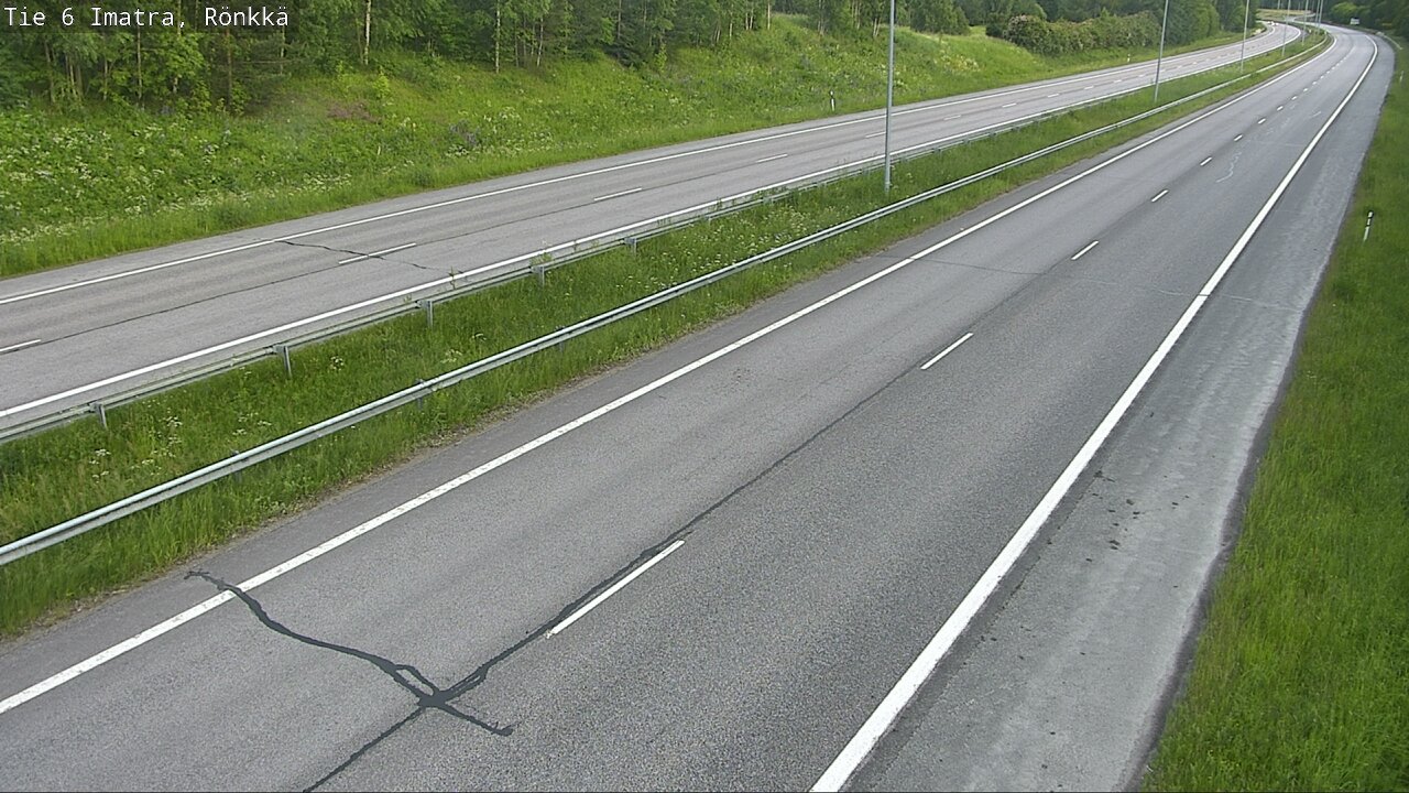 Weather Camera Image Väg 6 Imatra, Rönkkä, Imatra, Etelä-Karjala