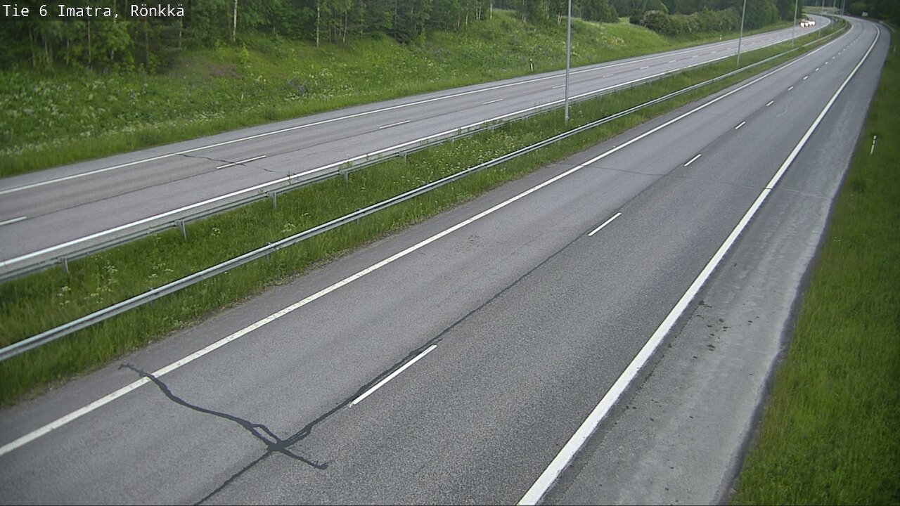 Weather Camera Image Väg 6 Imatra, Rönkkä, Imatra, Etelä-Karjala