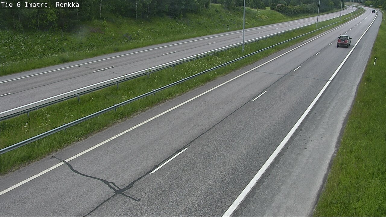 Weather Camera Image Väg 6 Imatra, Rönkkä, Imatra, Etelä-Karjala